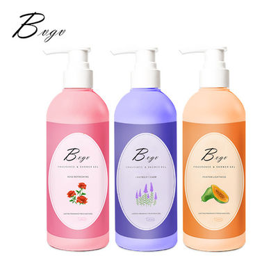 O gel natural do chuveiro da vitamina C ilumina a lavagem do corpo para Dull Uneven Skin