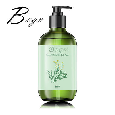 Lavagem refrigerando do corpo de Shea Butter 500ml do gel do chuveiro de Antibaterial da hortelã fresca