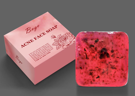 Sabão de cara da glutatione do óleo essencial de Rose Extract Face Lightening Soap