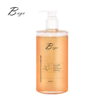 Gel bacteriano de refrescamento Rich Foaming Appricot Oil do chuveiro da pele anti