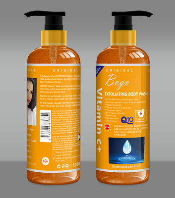 Gel de incandescência do chuveiro dos termas de Rose Perfume Scented Liquid Soap para Dull Skin