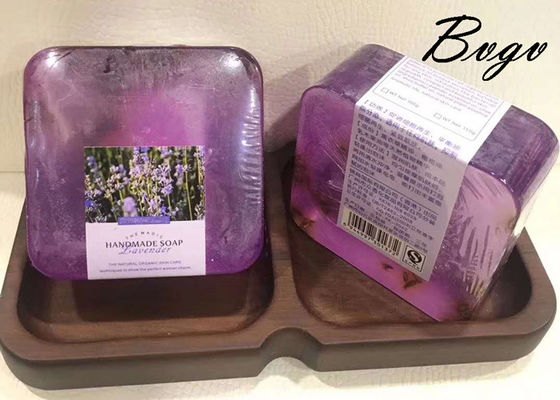 Lavander extrai clarear o limpador roxo 120g da pele sensível da cor do sabão de cara